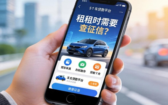 租手机时需要查征信吗，例举5个车贷款平台