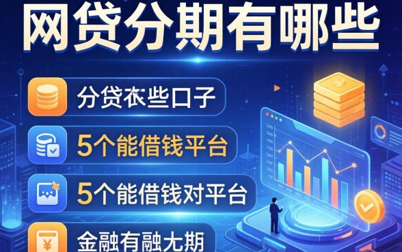 网贷分期有哪些的口子，归纳5个能借钱的平台