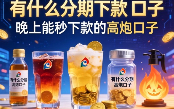 有什么分期下款的口子，整理五个晚上能秒下款的高炮口子