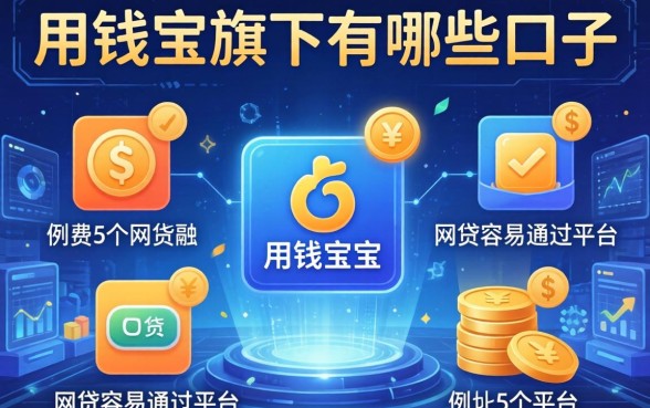 用钱宝旗下有哪些口子，例举5个网贷容易通过的平台