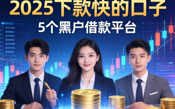 2025下款快的口子，梳理5个黑户借款平台