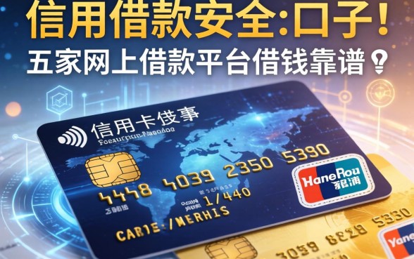 信用卡借款安全的口子，解答五家网上借款平台借钱靠谱