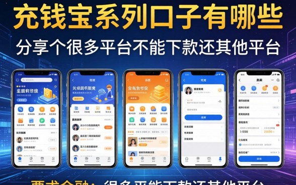 充钱宝系列口子有哪些，分享五个很多平台不能下款还其他平台