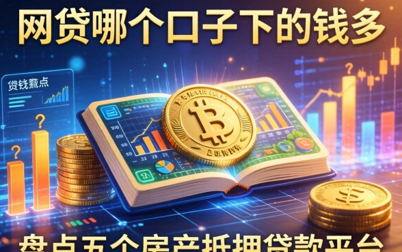 网贷哪个口子下的钱多，盘点五个房产抵押贷款平台
