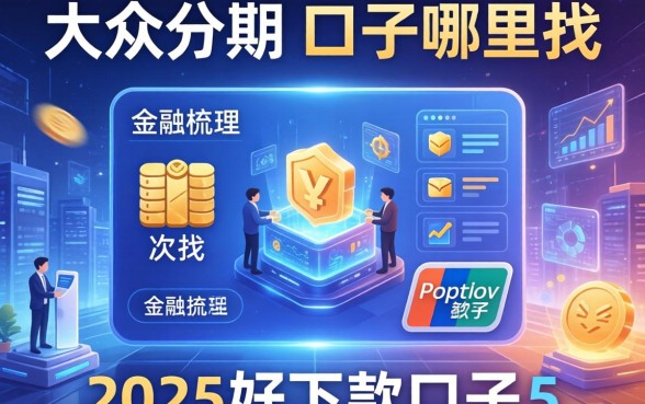 大众分期的口子哪里找，梳理5个2025好下款的口子