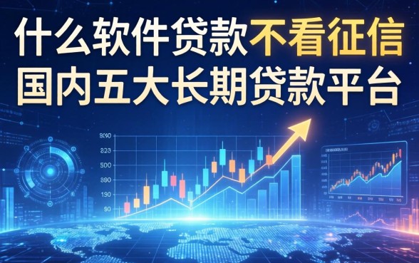 什么软件贷款不看征信，国内五大长期贷款平台