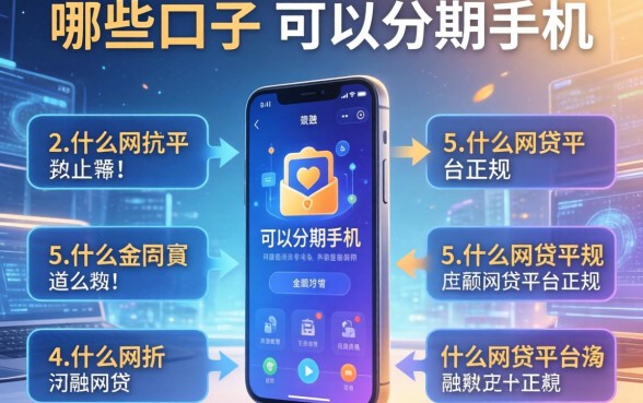 哪些口子可以分期手机，分析五个什么网贷平台正规