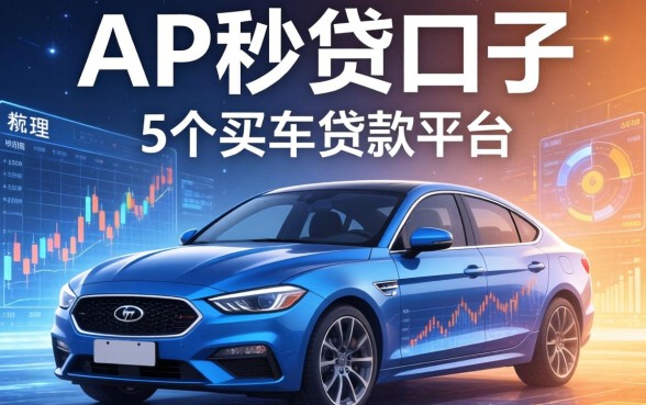 app秒贷口子有哪些，梳理5个买车贷款平台
