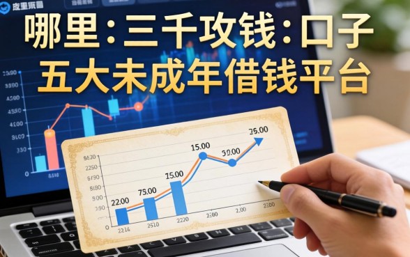 哪里有三千块钱的口子，五大未成年借钱平台