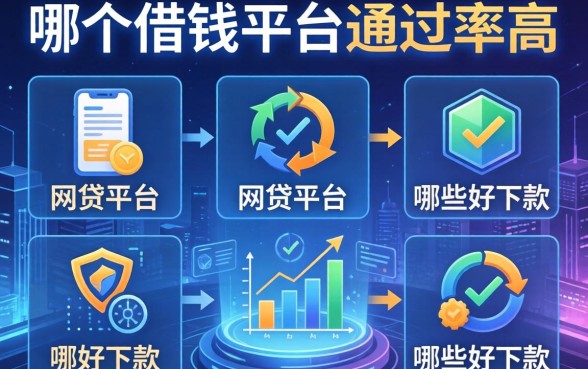 哪个借钱平台通过率高，分析五个网贷平台哪些好下款
