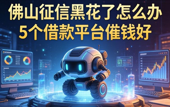 佛山征信黑花了怎么办，整合5个借款平台借钱好