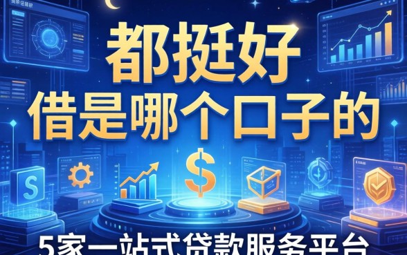 都挺好借是哪个口子的，阐述5家一站式贷款服务平台