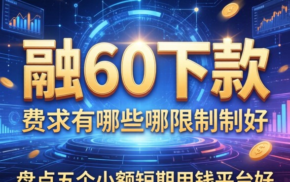 融60下款有哪些限制，盘点五个小额短期用钱平台好