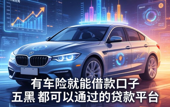 有车险就能借款的口子，总结五个黑户都可以通过的贷款平台