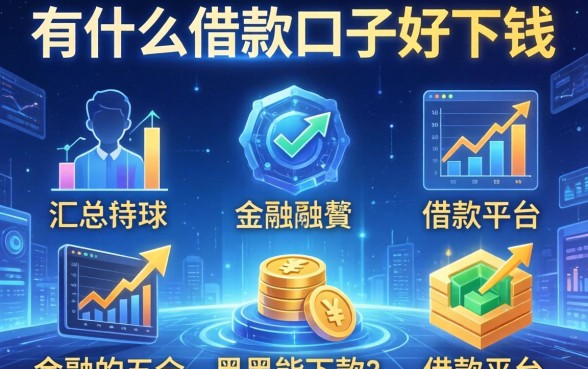 有什么借款口子好下钱，汇总五个黑户能下款的借款平台