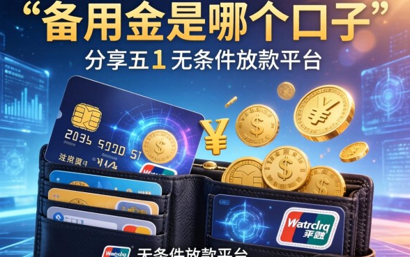 钱包备用金是哪个口子，分享五个无条件放款的平台