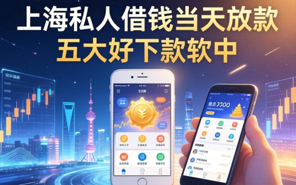 上海私人借钱当天放款，五大好下款的软件