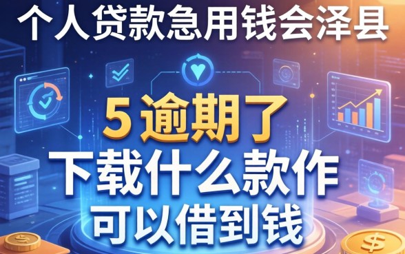 个人贷款急用钱会泽县，总结五个逾期了下载什么软件可以借到钱
