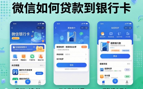 微信如何贷款到银行卡,盘点五个类似哈罗的借款软件平台