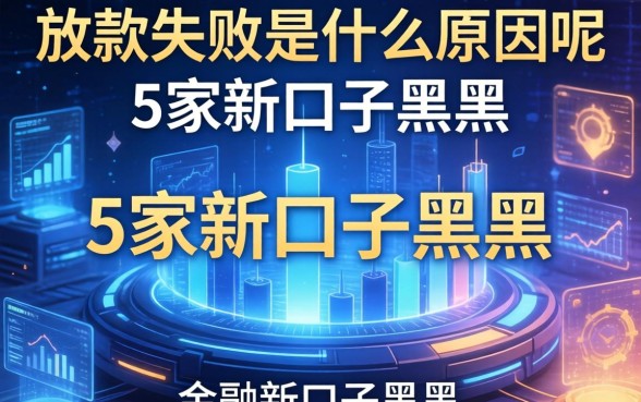 放款失败是什么原因呢，阐述5家新口子黑户