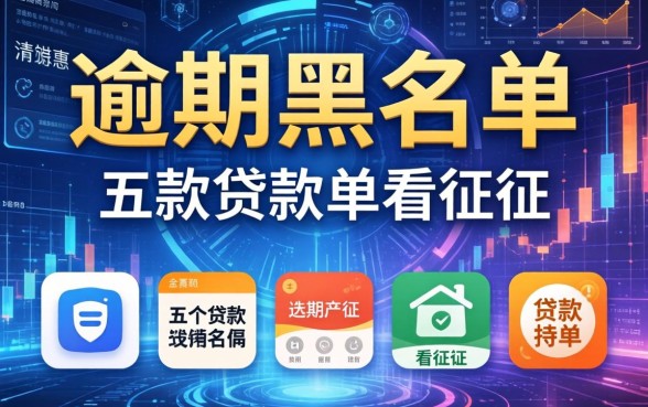 逾期黑名单是什么意思，推荐五个贷款软件不看征信