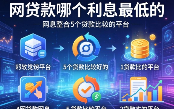 网贷款哪个利息最低的，整合5个贷款比较好的平台