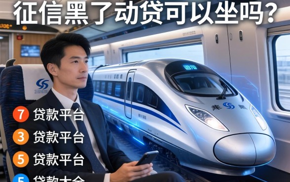 征信黑了动车可以坐吗，例举5个所有贷款平台名字大全