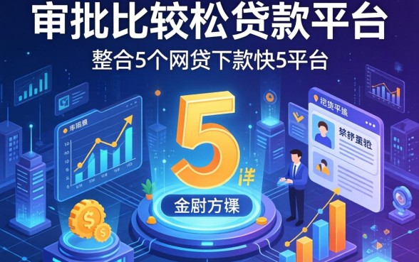审批比较松的贷款平台，整合5个网贷下款快的平台