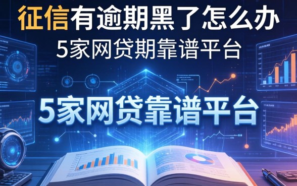 征信有逾期黑了怎么办，阐述5家网贷靠谱的平台
