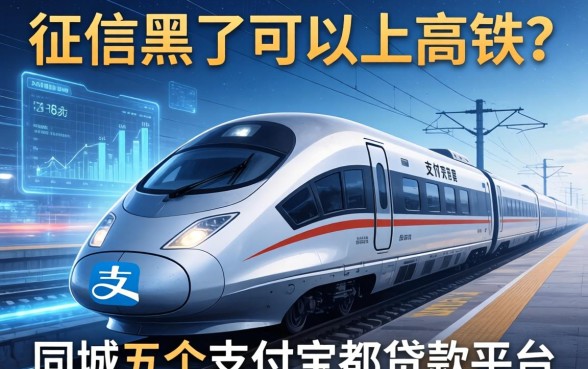 征信黑了可以上高铁吗，同城五个支付宝都贷款平台