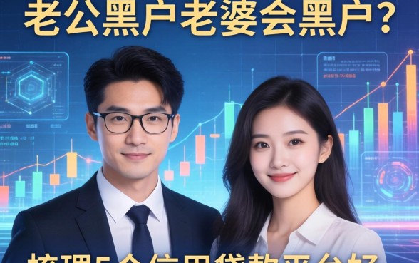 老公黑户老婆会黑户吗，梳理5个信用贷款平台好