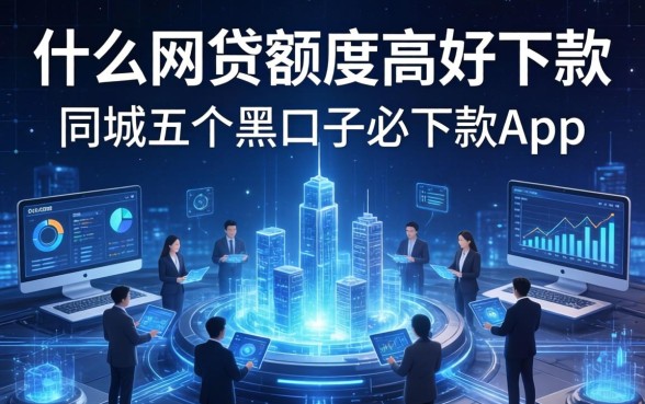 什么网贷额度高好下款，同城五个黑口子必下款app