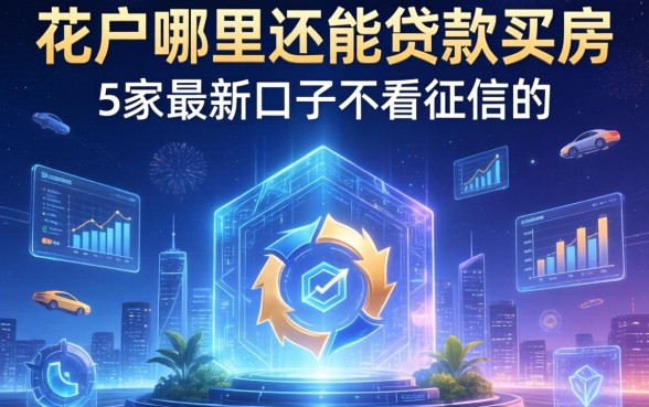 花户哪里还能贷款买房，阐述5家最新口子不看征信的