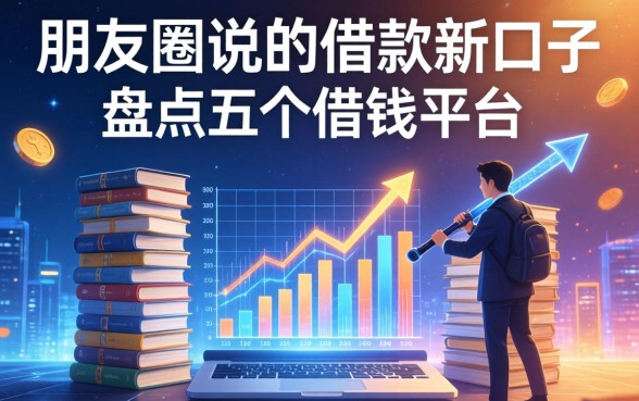 朋友圈说的借款新口子，盘点五个借钱的平台