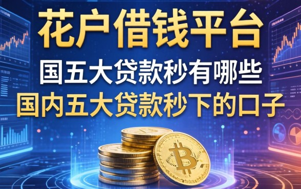 花户借钱的平台有哪些，国内五大贷款秒下的口子