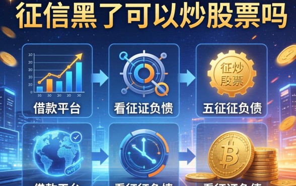 征信黑了可以炒股票吗，分析五个借款平台不看征信负债