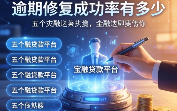 逾期修复成功率有多少，介绍五个融贷款平台