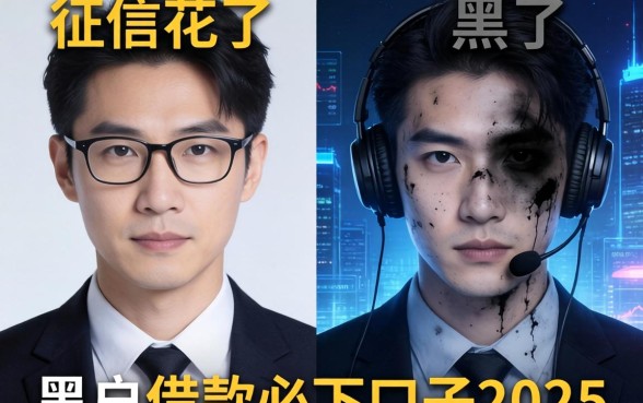 征信花了和黑了的区别，汇总五个黑户借款必下口子2025