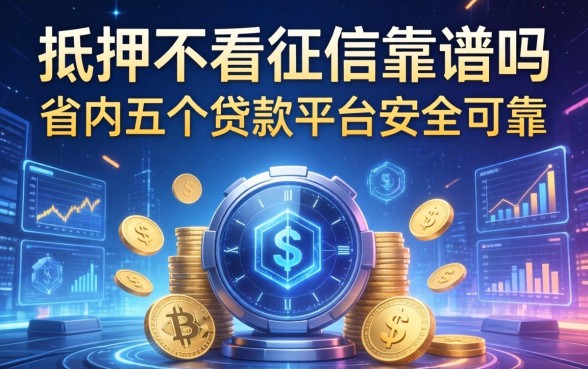 不抵押不看征信靠谱吗，省内五个贷款平台安全可靠