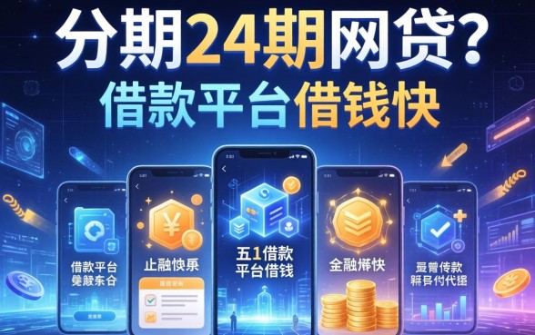 有分期24期的网贷吗，分享五个借款平台借钱快