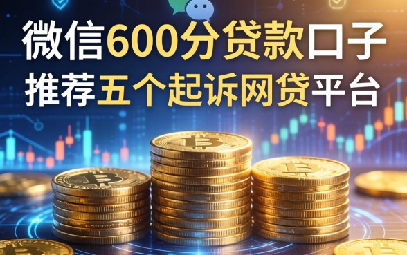 微信600分贷款口子，推荐五个起诉网贷平台