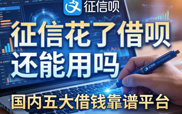 征信花了借呗还能用吗，国内五大借钱靠谱的平台
