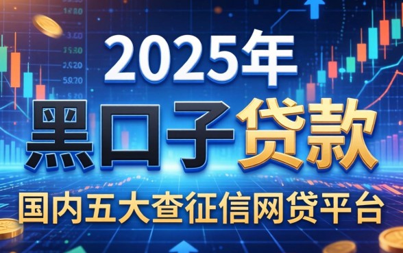 2025年黑口子贷款，国内五大不查征信的网贷平台