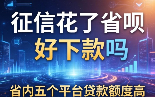 征信花了省呗好下款吗，省内五个平台贷款额度高
