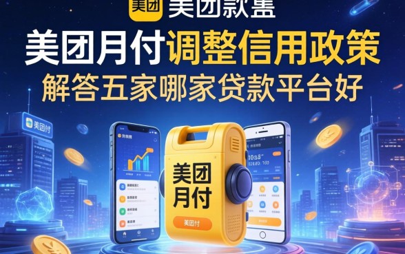 美团月付调整信用政策，解答五家哪家贷款平台好