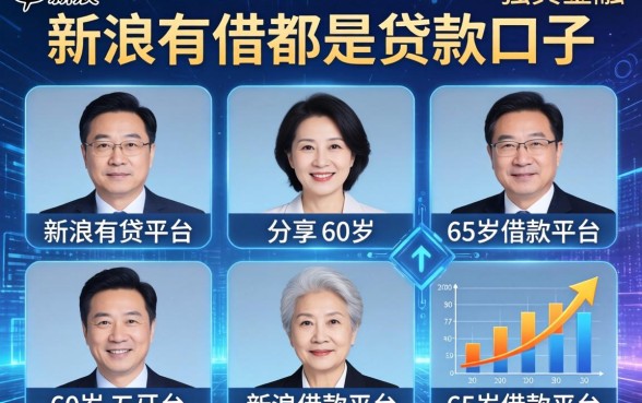 新浪有借都是贷款口子，分享五个60岁到65岁借款平台