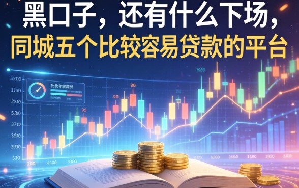 黑口子不还有什么下场，同城五个比较容易贷款的平台