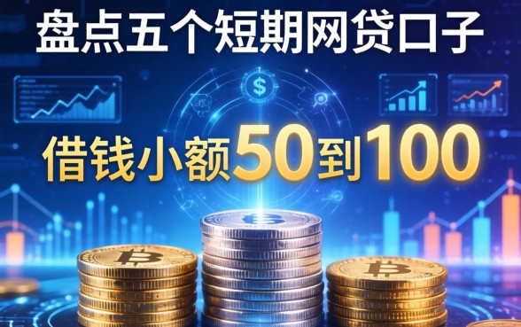 借钱小额50到100，盘点五个短期网贷口子