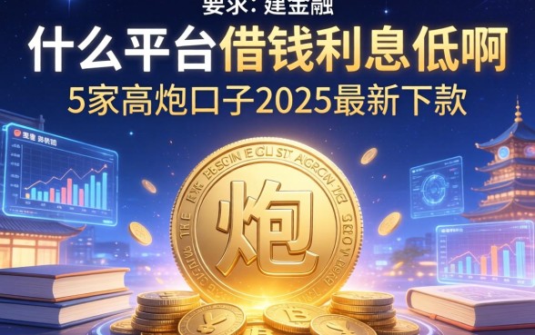 什么平台借钱利息低啊，阐述5家高炮口子2025最新下款
