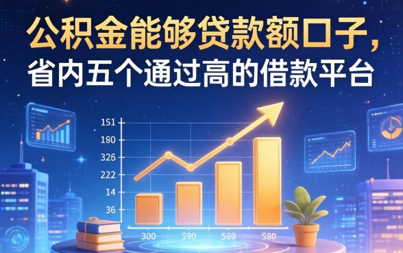 公积金能够贷款额口子，省内五个通过高的借款平台